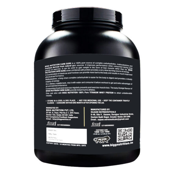 Bigg Nutrition Carb Sure - Mass & Weight Gainer